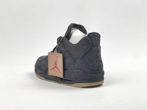 Levi's x Air Jordan 4 Retro Black Denim - Image 5