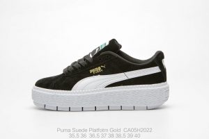 Puma Suede Platfotm Gold - Image 4
