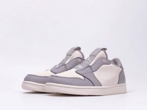 Wmns Air Jordan 1 Low Slip Atmosphere Grey - Image 5