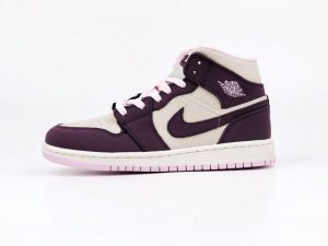 Air Jordan 1 Retro Mid GS Pro Purple - Image 2