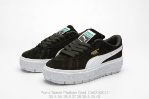 Puma Suede Platfotm Gold - Image 5