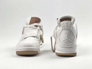 Levi's x Air Jordan 4 Retro White Denim - Image 8