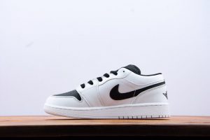 Air Jordan 1 Retro Low GS White Black - Image 6
