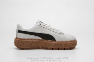 Puma Suede Platfotm Gold - Image 8
