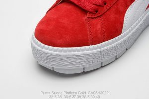 Puma Suede Platfotm Gold - Image 5