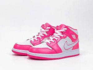 Air Jordan 1 Mid GS 'Hyper Pink' - Image 7