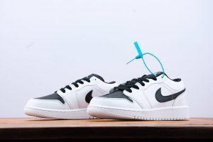 Air Jordan 1 Retro Low GS White Black - Image 8