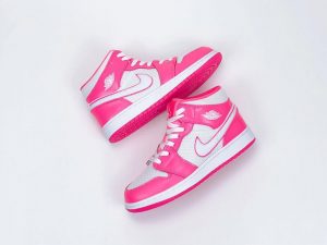 Air Jordan 1 Mid GS 'Hyper Pink' - Image 8