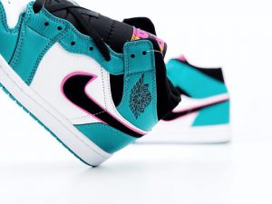 Air Jordan 1 Mid SE GS South Beach - Image 8
