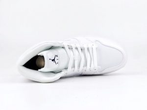 Air Jordan 1 Mid Pure White - Image 9