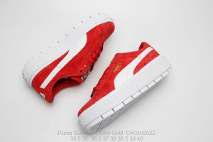 Puma Suede Platfotm Gold - Image 9
