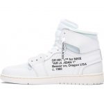 Off White x Air Jordan 1 Retro High OG White 2018 - Image 2