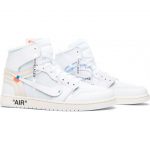 Off White x Air Jordan 1 Retro High OG White 2018 - Image 4