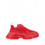 Balenciaga TRIPLE S Clear Sole RED