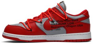 Nike DUNK LOW OW University Red - Image 3