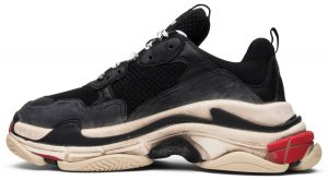 Balenciaga Triple S Black Red - Image 2