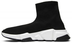Balenciaga Speed Trainer Mid Black White - Image 3