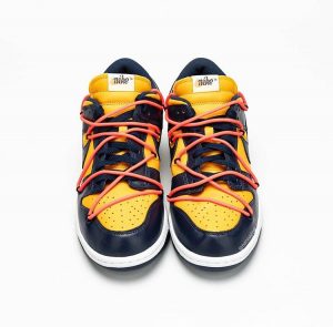Nike DUNK LOW OW University Gold - Image 3