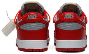 Nike DUNK LOW OW University Red - Image 4