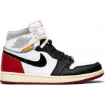 Air Jordan 1 Union Red Retro High Black Toe