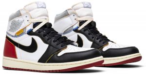Air Jordan 1 Union Red Retro High Black Toe - Image 2