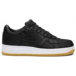 Fragment Design x CLOT x Air Force 1 Black Silk