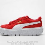 Puma Suede Platfotm Gold