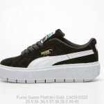 Puma Suede Platfotm Gold