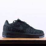 NIKE AIR FORCE 1 FLYKNIT LOW BLACK