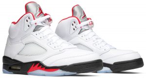 Jordan 5 Retro Fire Red Silver Tongue (2020) Best Quality - Image 4