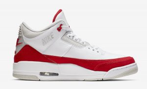 Air Jordan 3 Retro Tinker White University Red