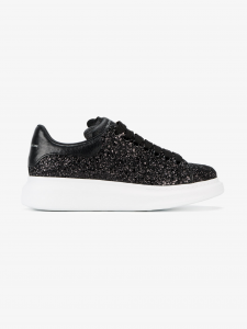 Alexander McQUEEN Oversized Sneaker Black Glitter
