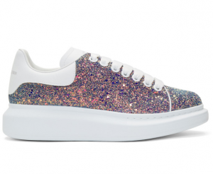 Alexander McQUEEN Oversized Sneaker Purple Glitter