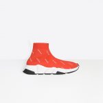 Balanciage Speed Trainer Logo Print Red