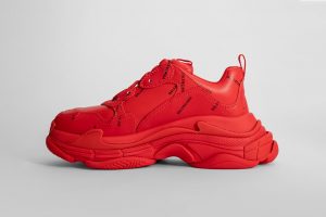 Balenciaga Triple S Allover Logo Red (W)