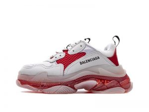 Balenciaga Triple S Clear Sole White Fuchsia