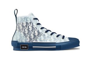 Dior B23 High-Top Blue Oblique Canvas