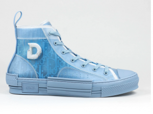 Dior B23 High-Top Light Blue Daniel Arsham Oblique Canvas