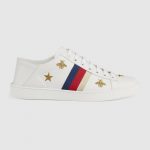 Gucci Ace Folded Heel Bees and Stars