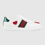 Gucci Ace Inlaid Hearts