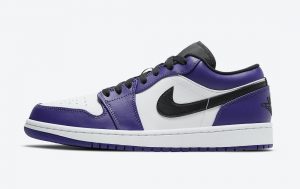Jordan 1 Low Court Purple