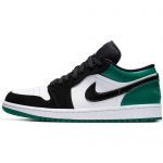 Jordan 1 Low White Black Mystic Green