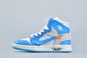 Kids Off-White Air Jordan 1 'UNC'
