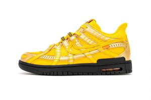 Nike Air Rubber Dunk Off-White University Gold