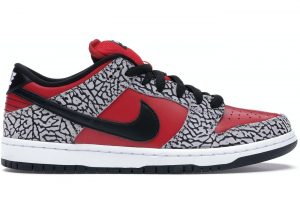 Nike Dunk SB Low Supreme Red Cement (2012)