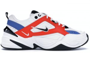 Nike M2K Tekno White Black Orange