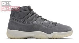Air Jordan 11 Retro Pinnacle Grey Suede - Image 2