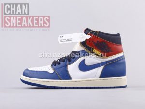 Air Jordan 1 High Union LA Storm Blue Toe (2019) - Image 2