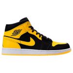 Air Jordan 1 Mid Yellow Black