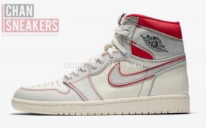Air Jordan 1 Retro High Phantom Gym Red - Image 2